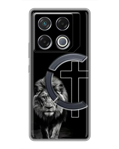 Чехол для Infinix GT 20 Pro с картинкой «Лев и Крест» Чехол для Infinix GT 20 Pro с картинкой «Лев и Крест»