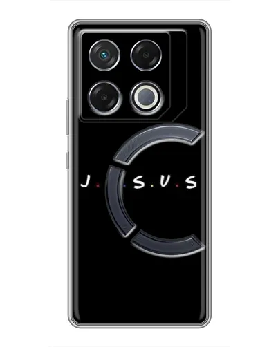 Чехол для Infinix GT 20 Pro с картинкой «Точки веры J.E.S.U.S.» Чехол для Infinix GT 20 Pro с картинкой «Точки веры J.E.S.U.S.»