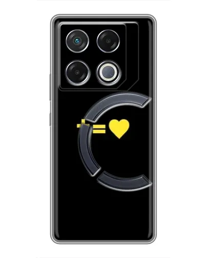 Чехол для Infinix GT 20 Pro с картинкой «Сердце и Крест» Чехол для Infinix GT 20 Pro с картинкой «Сердце и Крест»