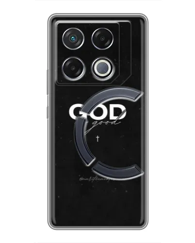 Чехол для Infinix GT 20 Pro с картинкой «GOD — Бог над всем» Чехол для Infinix GT 20 Pro с картинкой «GOD — Бог над всем»