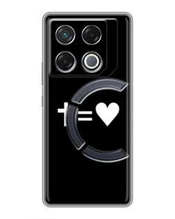Чехол для Infinix GT 20 Pro с картинкой «Крест и Сердце»