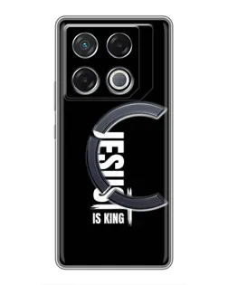 Чехол для Infinix GT 20 Pro с картинкой «Вертикаль веры Jesus»