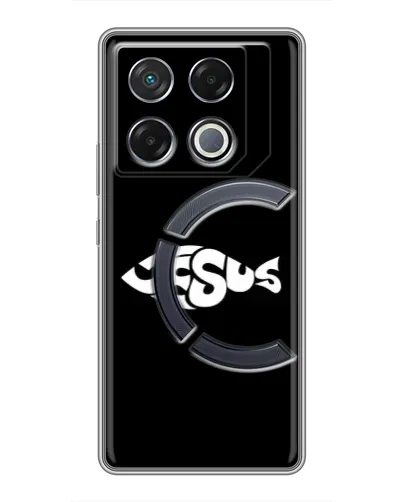 Чехол для Infinix GT 20 Pro с картинкой «Рыба Jesus» Чехол для Infinix GT 20 Pro с картинкой «Рыба Jesus»