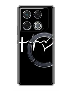 Чехол для Infinix GT 20 Pro с картинкой «Пульс веры» Чехол для Infinix GT 20 Pro с картинкой «Пульс веры»