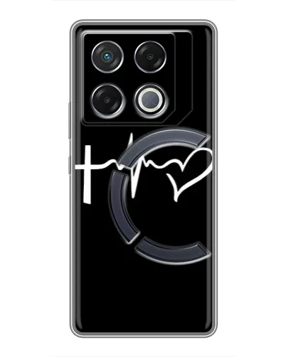 Чехол для Infinix GT 20 Pro с картинкой «Пульс веры» Чехол для Infinix GT 20 Pro с картинкой «Пульс веры»
