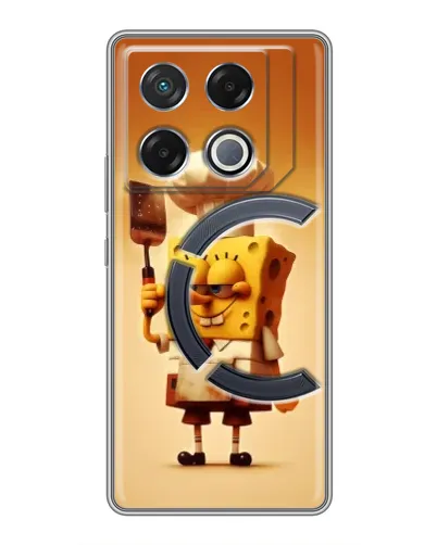 Чехол для Infinix GT 20 Pro с картинкой «Губка Боб повар»
