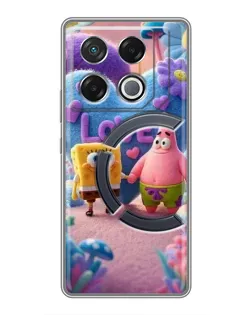 Чехол для Infinix GT 20 Pro с картинкой «Губка Боб Патрик»