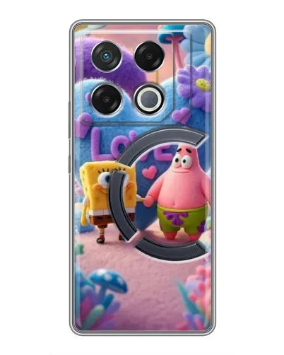 Чехол для Infinix GT 20 Pro с картинкой «Губка Боб Патрик»