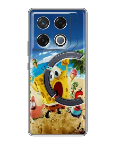 Чехол для Infinix GT 20 Pro с картинкой «Развлечения на пляже»
