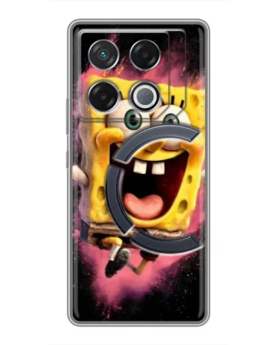 Чехол для Infinix GT 20 Pro с картинкой «Взрывной Спанч Боб»