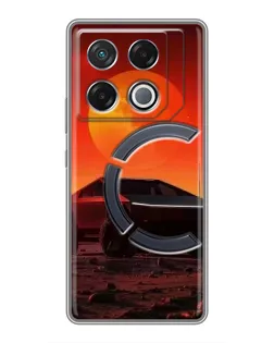 Чехол для Infinix GT 20 Pro с картинкой «Cybertruck на Марсе» Чехол для Infinix GT 20 Pro с картинкой «Cybertruck на Марсе»
