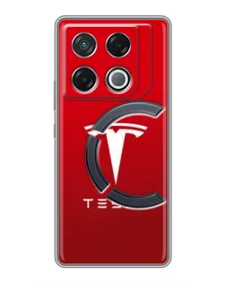 Чехол для Infinix GT 20 Pro с картинкой «Tesla Red Classic» Чехол для Infinix GT 20 Pro с картинкой «Tesla Red Classic»