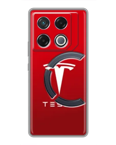 Чехол для Infinix GT 20 Pro с картинкой «Tesla Red Classic»