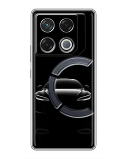 Чехол для Infinix GT 20 Pro с картинкой «Силуэт Tesla Night» Чехол для Infinix GT 20 Pro с картинкой «Силуэт Tesla Night»