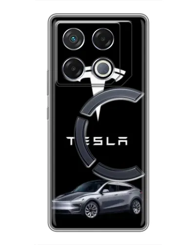 Чехол для Infinix GT 20 Pro с картинкой «Tesla Model Y»