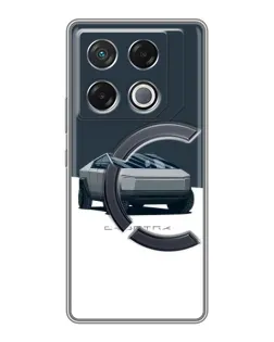 Чехол для Infinix GT 20 Pro с картинкой «Серебристый Cybertruck Tesla» Чехол для Infinix GT 20 Pro с картинкой «Серебристый Cybertruck Tesla»