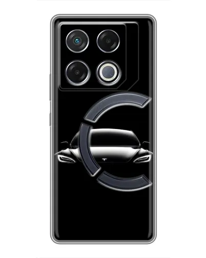 Чехол для Infinix GT 20 Pro с картинкой «Фары Tesla Night»