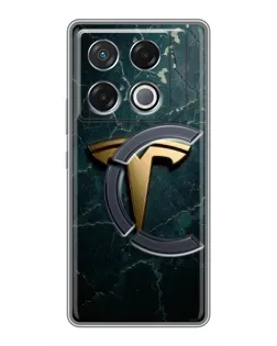 Чехол для Infinix GT 20 Pro с картинкой «Мраморная Tesla Gold» Чехол для Infinix GT 20 Pro с картинкой «Мраморная Tesla Gold»
