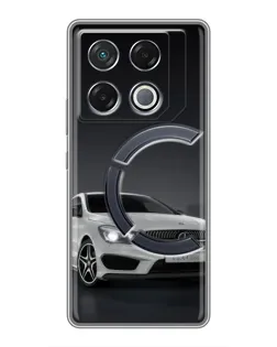 Чехол для Infinix GT 20 Pro с картинкой «Mercedes AMG GT Silver» Чехол для Infinix GT 20 Pro с картинкой «Mercedes AMG GT Silver»