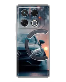Чехол для Infinix GT 20 Pro с картинкой «Mercedes — ночной город» Чехол для Infinix GT 20 Pro с картинкой «Mercedes — ночной город»