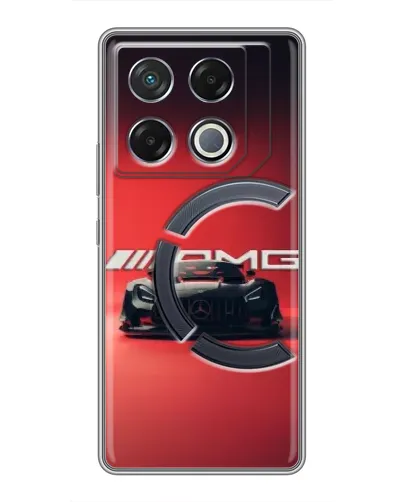 Чехол для Infinix GT 20 Pro с картинкой «Mercedes AMG — красная линия» Чехол для Infinix GT 20 Pro с картинкой «Mercedes AMG — красная линия»