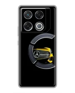 Чехол для Infinix GT 20 Pro с картинкой «Mercedes — ретро стиль»