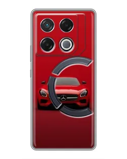 Чехол для Infinix GT 20 Pro с картинкой «Красный Mercedes AMG»