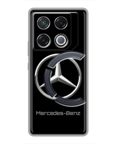 Чехол для Infinix GT 20 Pro с картинкой «Mercedes Silver Logo» Чехол для Infinix GT 20 Pro с картинкой «Mercedes Silver Logo»
