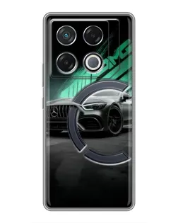 Чехол для Infinix GT 20 Pro с картинкой «Темный Mercedes AMG»