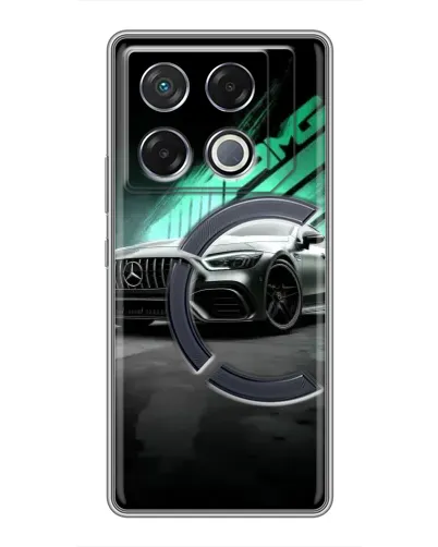 Чехол для Infinix GT 20 Pro с картинкой «Темный Mercedes AMG» Чехол для Infinix GT 20 Pro с картинкой «Темный Mercedes AMG»