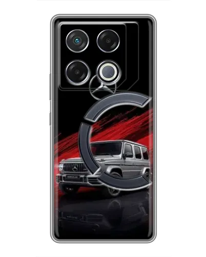 Чехол для Infinix GT 20 Pro с картинкой «Mercedes G-Class красный» Чехол для Infinix GT 20 Pro с картинкой «Mercedes G-Class красный»