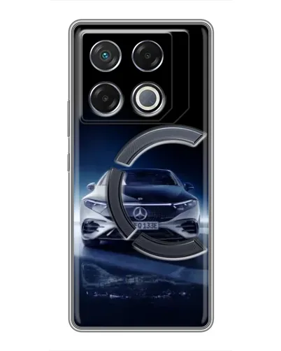 Чехол для Infinix GT 20 Pro с картинкой «Ночной Mercedes EQ» Чехол для Infinix GT 20 Pro с картинкой «Ночной Mercedes EQ»