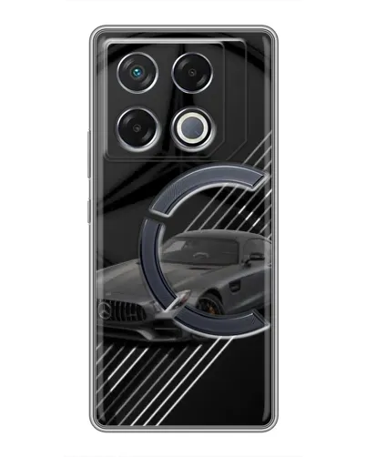 Чехол для Infinix GT 20 Pro с картинкой «Mercedes AMG — графика» Чехол для Infinix GT 20 Pro с картинкой «Mercedes AMG — графика»