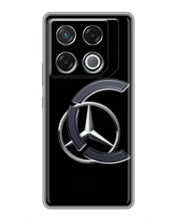 Чехол для Infinix GT 20 Pro с картинкой «Mercedes классический лого»