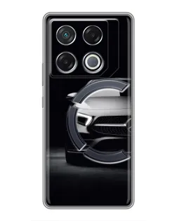 Чехол для Infinix GT 20 Pro с картинкой «Свет фар Mercedes»