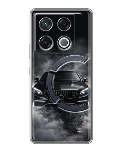 Чехол для Infinix GT 20 Pro с картинкой «Mercedes в дыму» Чехол для Infinix GT 20 Pro с картинкой «Mercedes в дыму»