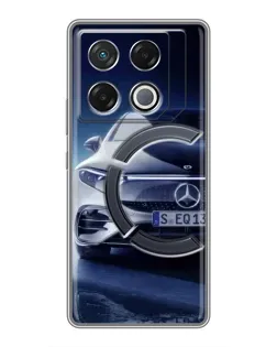 Чехол для Infinix GT 20 Pro с картинкой «Mercedes EQ — будущее»