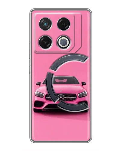 Чехол для Infinix GT 20 Pro с картинкой «Розовый Mercedes AMG» Чехол для Infinix GT 20 Pro с картинкой «Розовый Mercedes AMG»