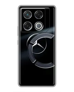 Чехол для Infinix GT 20 Pro с картинкой «Mercedes на металле» Чехол для Infinix GT 20 Pro с картинкой «Mercedes на металле»
