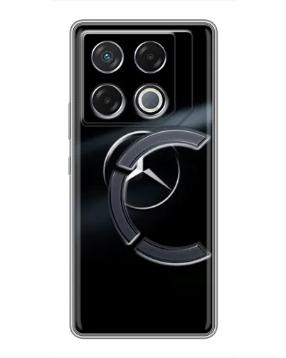 Чехол для Infinix GT 20 Pro с картинкой «Mercedes на металле» Чехол для Infinix GT 20 Pro с картинкой «Mercedes на металле»