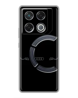 Чехол для Infinix GT 20 Pro с картинкой «Audi — световой подпись»