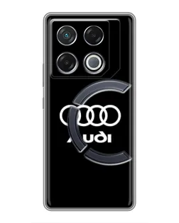 Чехол для Infinix GT 20 Pro с картинкой «Классическое лого Audi»