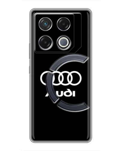 Чехол для Infinix GT 20 Pro с картинкой «Классическое лого Audi» Чехол для Infinix GT 20 Pro с картинкой «Классическое лого Audi»