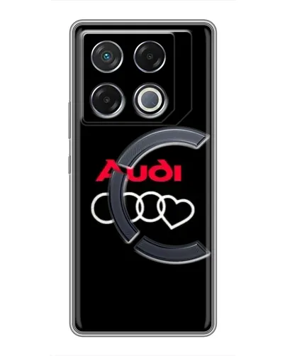 Чехол для Infinix GT 20 Pro с картинкой «Логотип Audi Heart» Чехол для Infinix GT 20 Pro с картинкой «Логотип Audi Heart»