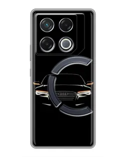 Чехол для Infinix GT 20 Pro с картинкой «Audi — ночной контур»