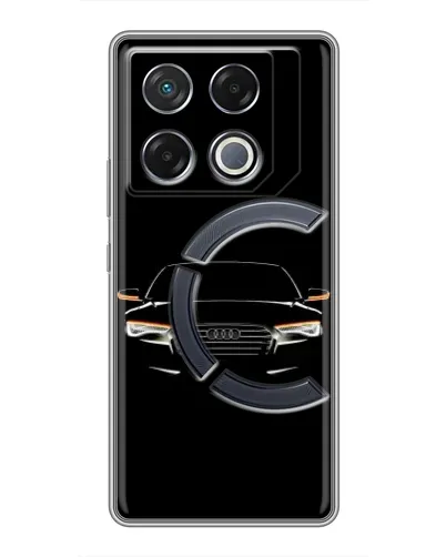 Чехол для Infinix GT 20 Pro с картинкой «Audi — ночной контур» Чехол для Infinix GT 20 Pro с картинкой «Audi — ночной контур»