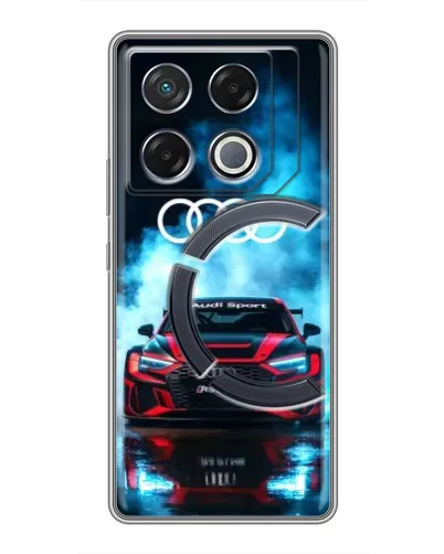 Чехол для Infinix GT 20 Pro с картинкой «Audi Sport — неон» Чехол для Infinix GT 20 Pro с картинкой «Audi Sport — неон»