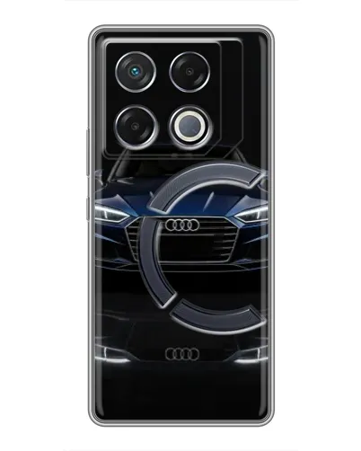 Чехол для Infinix GT 20 Pro с картинкой «Audi — ночное отражение» Чехол для Infinix GT 20 Pro с картинкой «Audi — ночное отражение»