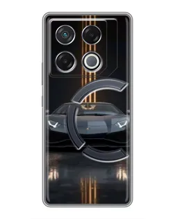 Чехол для Infinix GT 20 Pro с картинкой «Lamborghini золотые линии» Чехол для Infinix GT 20 Pro с картинкой «Lamborghini золотые линии»