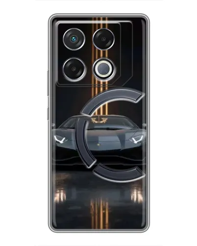 Чехол для Infinix GT 20 Pro с картинкой «Lamborghini золотые линии» Чехол для Infinix GT 20 Pro с картинкой «Lamborghini золотые линии»